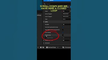 How to Loop a Spline in Unreal Engine UE5 tutorial