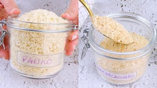 How to make panko and breadcrumbs at home: 2 ways not to waste bread!