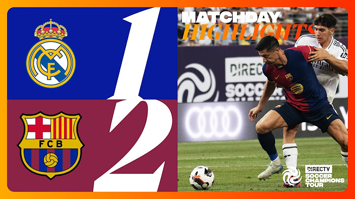 HIGHLIGHTS: Real Madrid 1-2 FC Barcelona | Pau Victor Goals at MetLife Seal Victory