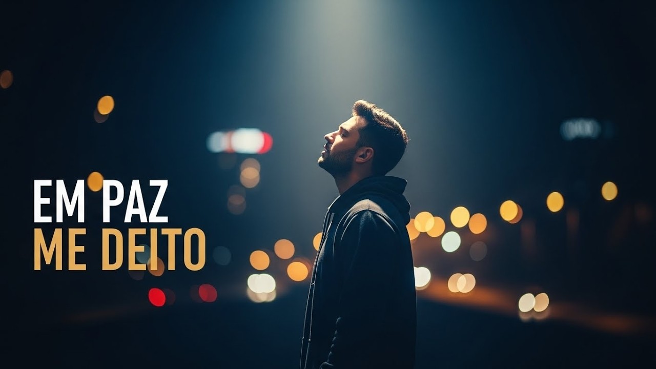 EM PAZ ME DEITO - Trap Gospel Eletrônico | Louvor de Proteção e Descanso em Deus - Salmo 4