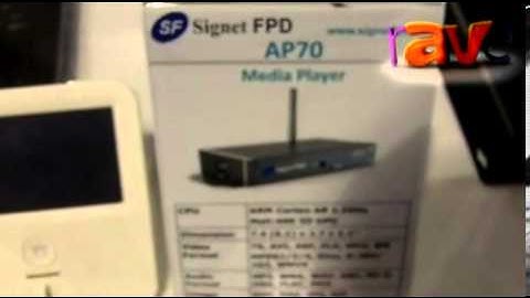 DSE 2013: Signet FPD Features Digital Media Player That Supports 4K Content