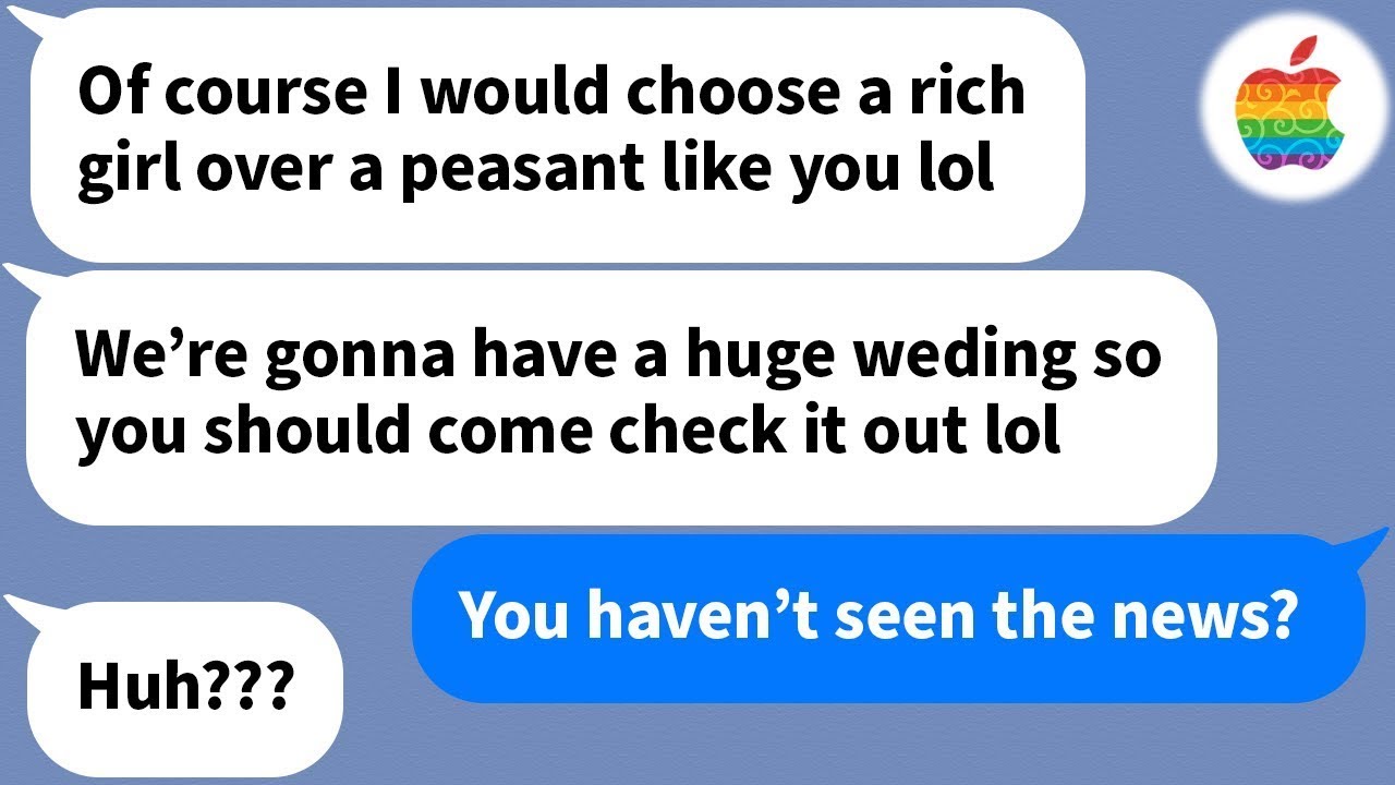 【Apple】 My friend sent me an invitation to her wedding with my ex fiancé the day before the wedding