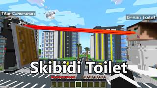 Skibidi Toilet Portrayed by Minecraft