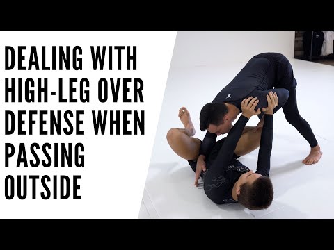 3 OPTIONS for passing on the outside when faced with HIGH LEG OVER defense