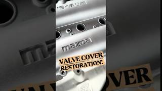 Cheap, easy and quick way to paint your valve cover! #mx5 #restoration #diy #engine #miata