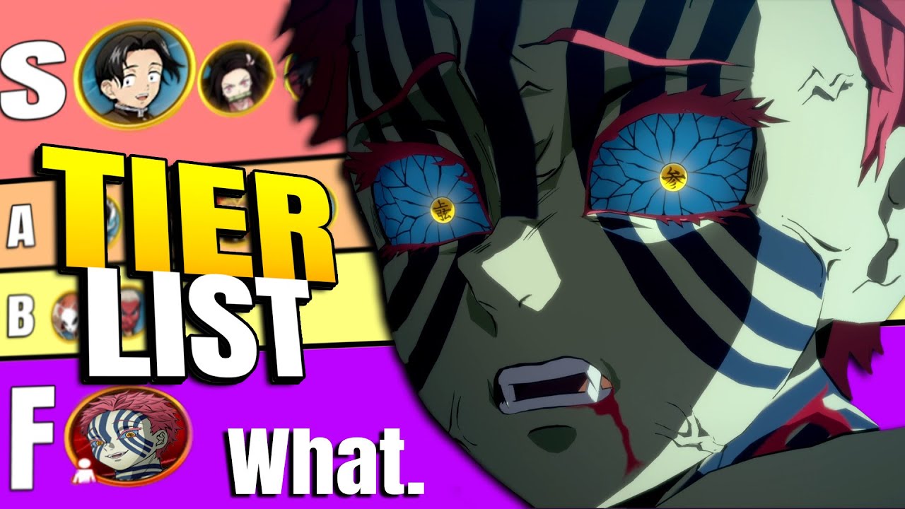 The FINAL Demon Slayer TIER LIST! | Ranking All Demon Slayer Characters -  YouTube