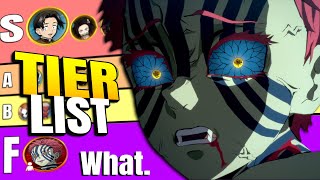 The FINAL Demon Slayer TIER LIST! | Ranking All Demon Slayer Characters