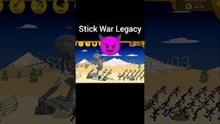Stick war legacy game #stickwar3 #stickwarlegacy #gameplay #shorts #4k #trending #trend #stickman