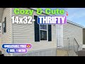 Cozy & Cute! Small Mobile Home Tour | Affordable 1 Bedroom Champion Homes  #championhomes#singlewide