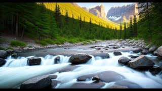 Mountain River - 3 hours/ Meditation Energy, Healing Music, Spa Music, Zen, Stress Relief Music