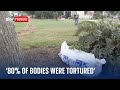 Israel-Hamas war: &#39;80% of bodies&#39; found, including children, were tortured