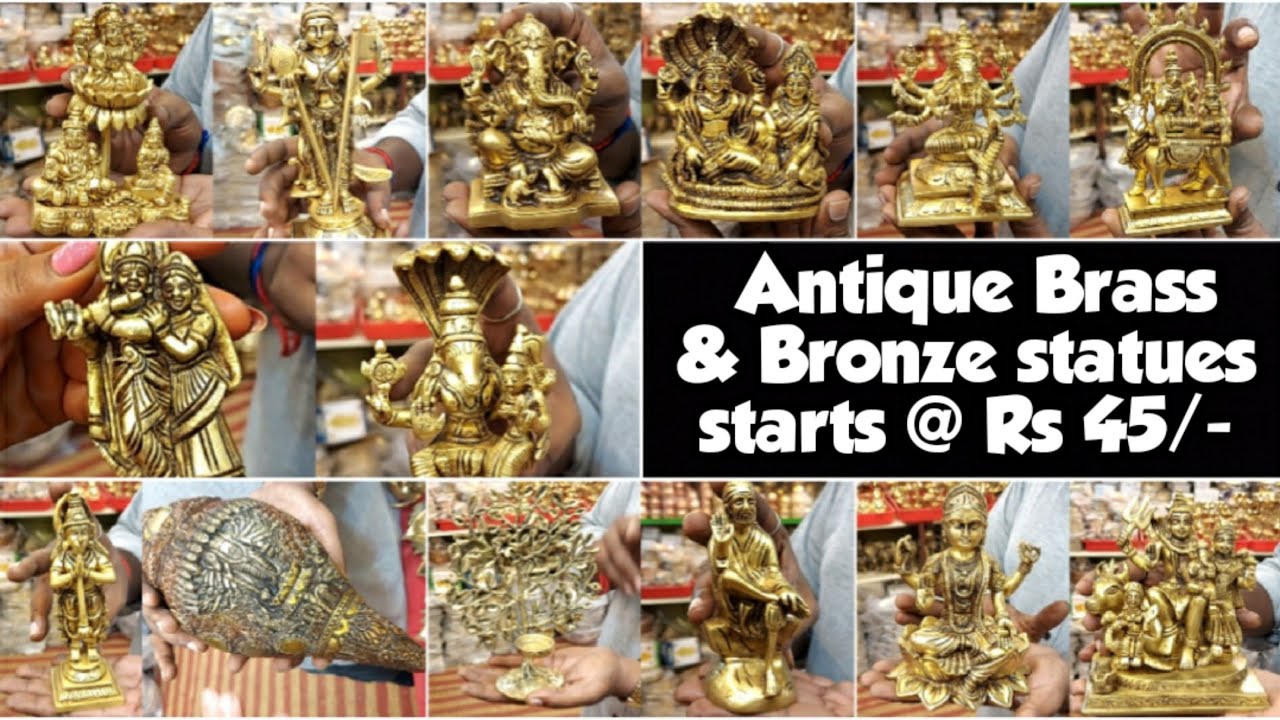 Потрясающие латунные и бронзовые статуи Свами из Мадураи по очень низким ценам | Красивые антиква...
