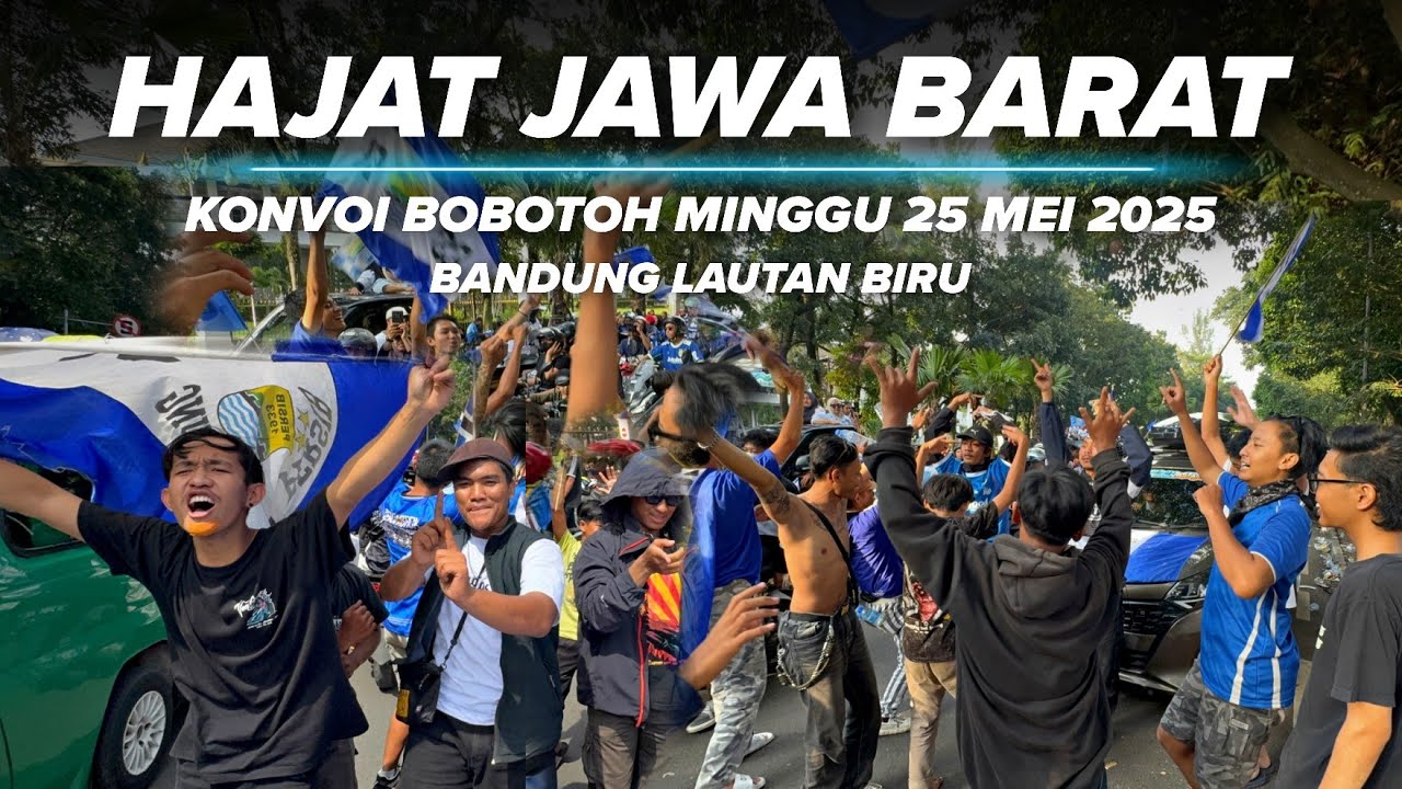 KONVOI PERSIB‼️BANDUNG LAUTAN BIRU JUTAAN BOBOTOH TUMPAH DI KOTA BANDUNG