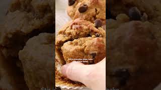 Moist & Tender Pumpkin Banana Bread Muffins with Cottage Cheese