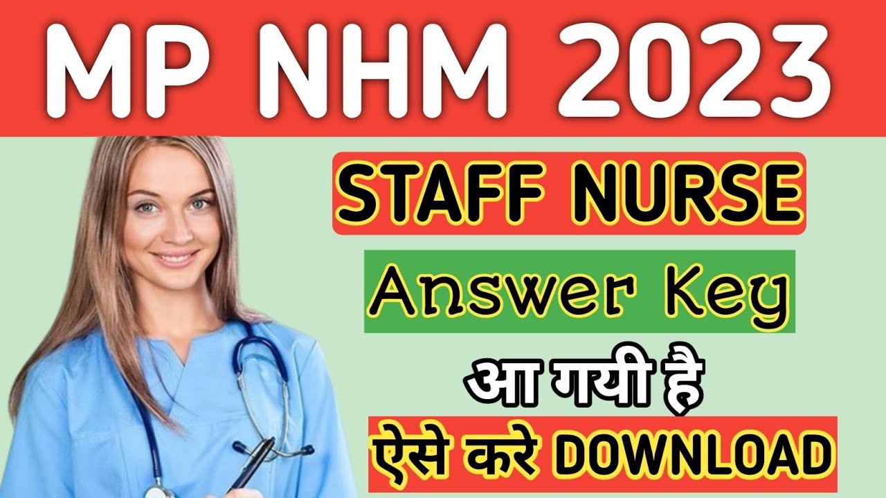 mp nhm staff nurse answer key 2023 mp nhm answer key 2023 mp nhm