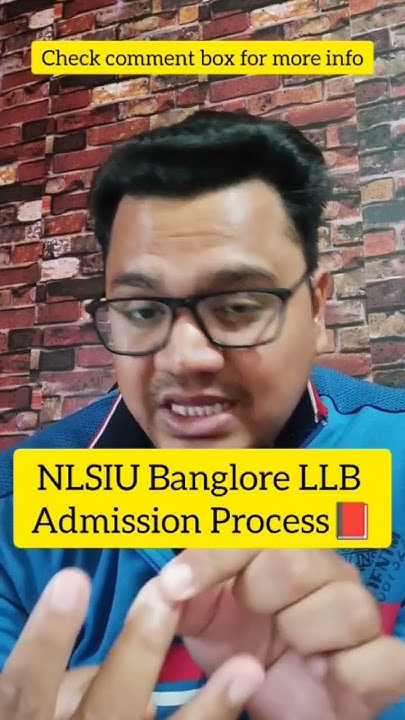 NLSIU Banglore LLB Admission Process By Sunil Adhikari shorts YouTube nlsiu-banglore-llb-admission-process-by-sunil-adhikari-shorts-youtube