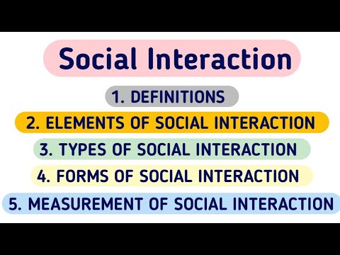 What is Social Interaction in Sociology? Elements, Types, Forms and ...
