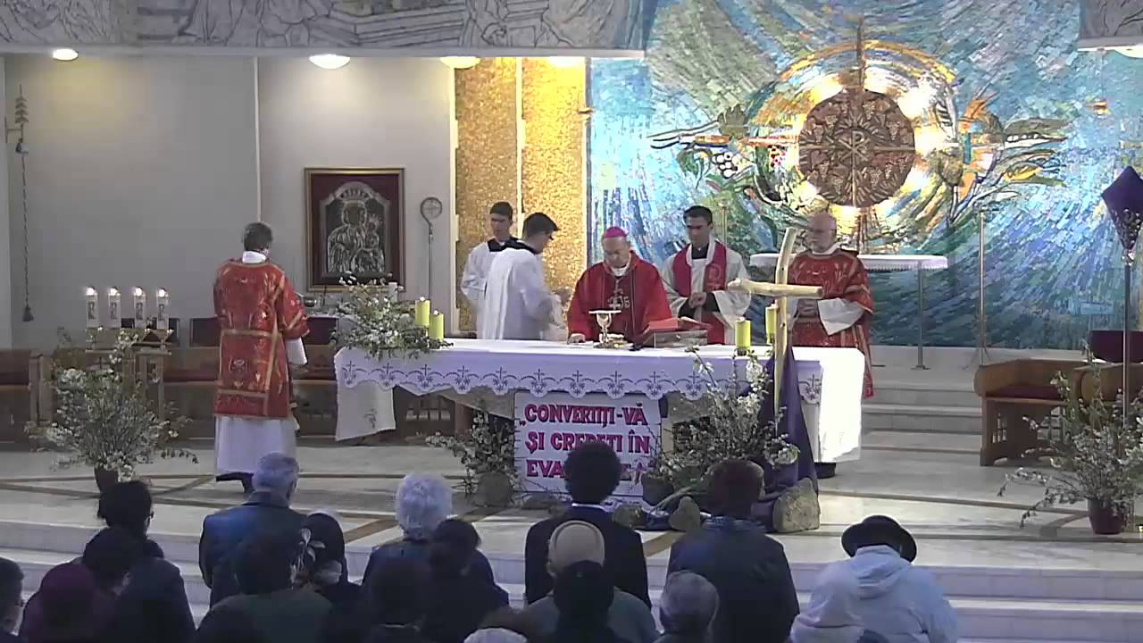 Iași (catedrală): Liturghia solemnă de Florii (ora 11.00) (13 aprilie 2014) defensa y justicia