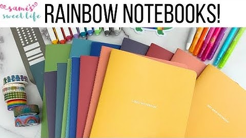 *NEW* RAINBOW A5 NOTEBOOKS! Dot Grid and Lined| Makselife Pride Month Charity Special