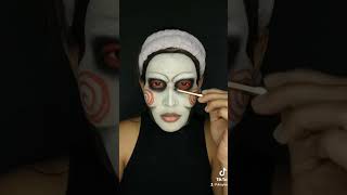 Saw el títere🩸TUTORIAL  #halloween #titeresaw #saw #makeup
