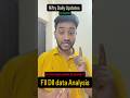 Is market bearish tomorrow || FII DII data #marketanalysis #marketupdate