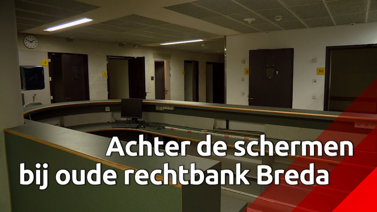 Een blik achter de schermen in de voormalige rechtbank aan de Sluissingel in Breda.