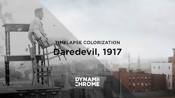 Timelapse Colorization and Restoration: Daredevil, 1917