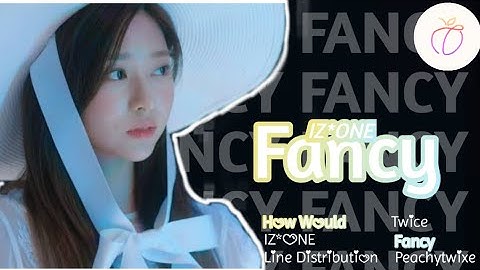 How would IZ*ONE sing FANCY by TWICE | Line Distribution | Peachytwixe