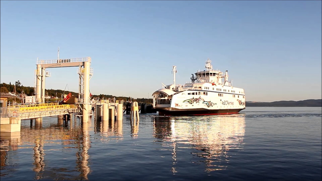 BC Ferries Salish Orca in Powell River YouTube