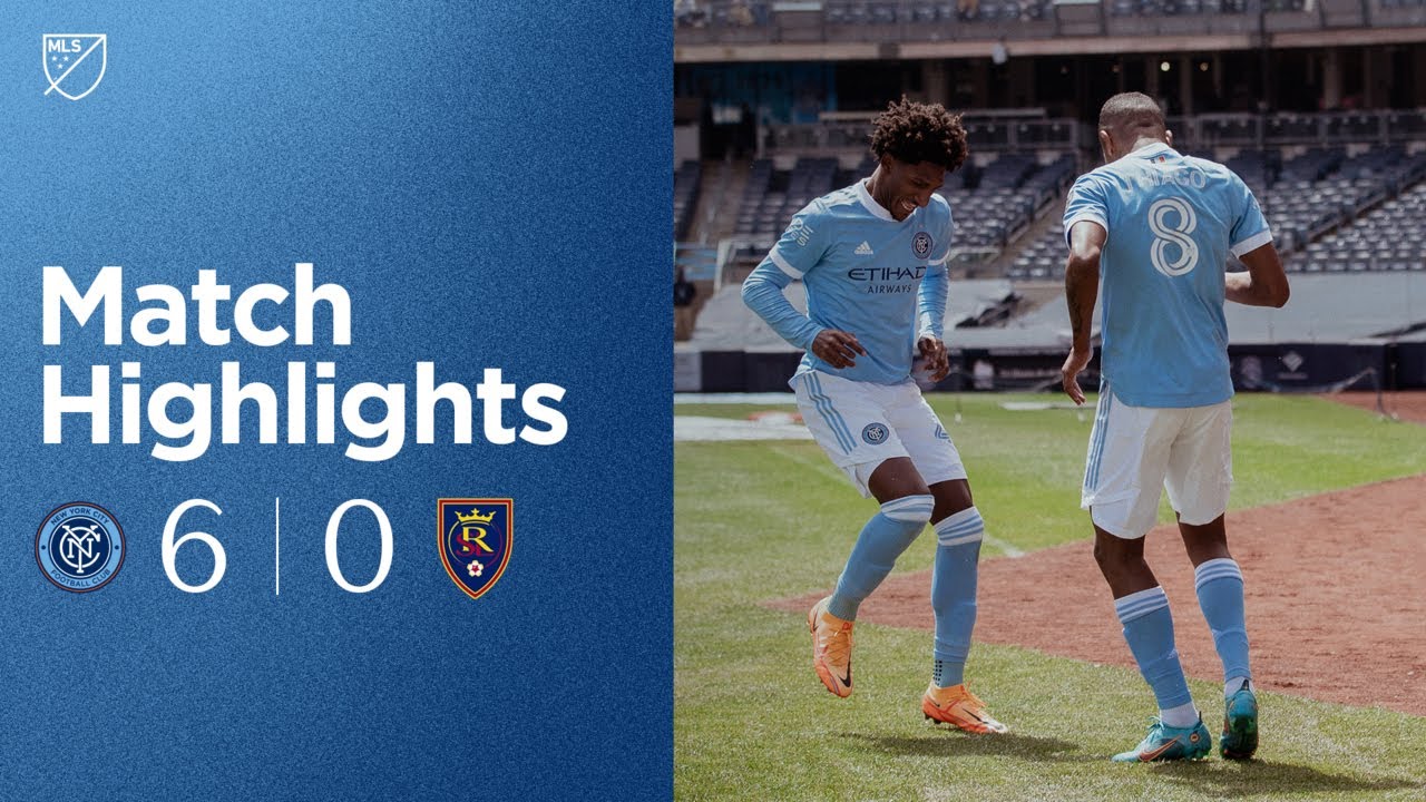 Match Highlights | NYCFC 6-0 Real Salt Lake | April 17, 2022