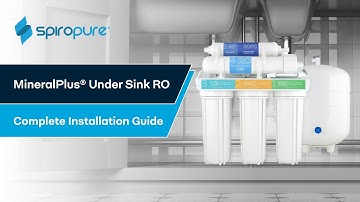 How to Install Under Sink RO: SpiroPure SP-RO100MP Setup