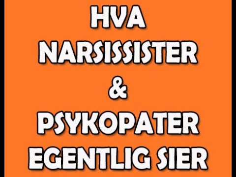 Video: Hva Er Narsissisme?