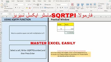 How to use SQRTPI function in Excel, Square root PI function -  Excel Expert - TheQLGConsultants