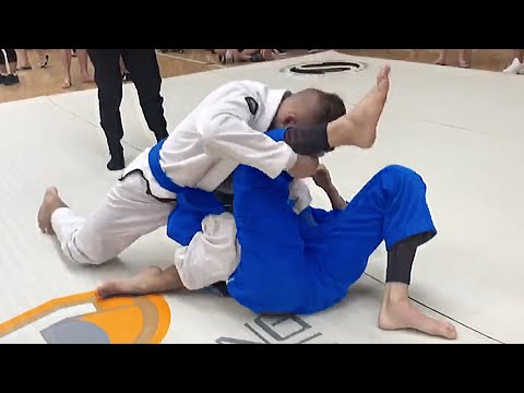 RARE Submission by 16 Year Old - Reverse Omoplata at Grappling Industries Australia