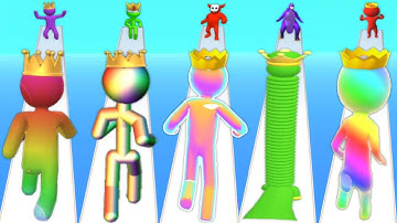 Satisfying Stickman Mobile Games - Giant Rush Best levels Gameplay Walkthrough - BEST android GAMES