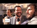 Matteo Salvini canta "Bella ciao"