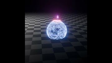 Blaster and Dynamic Shield in Blender Simulation nodes #blender #blender3d