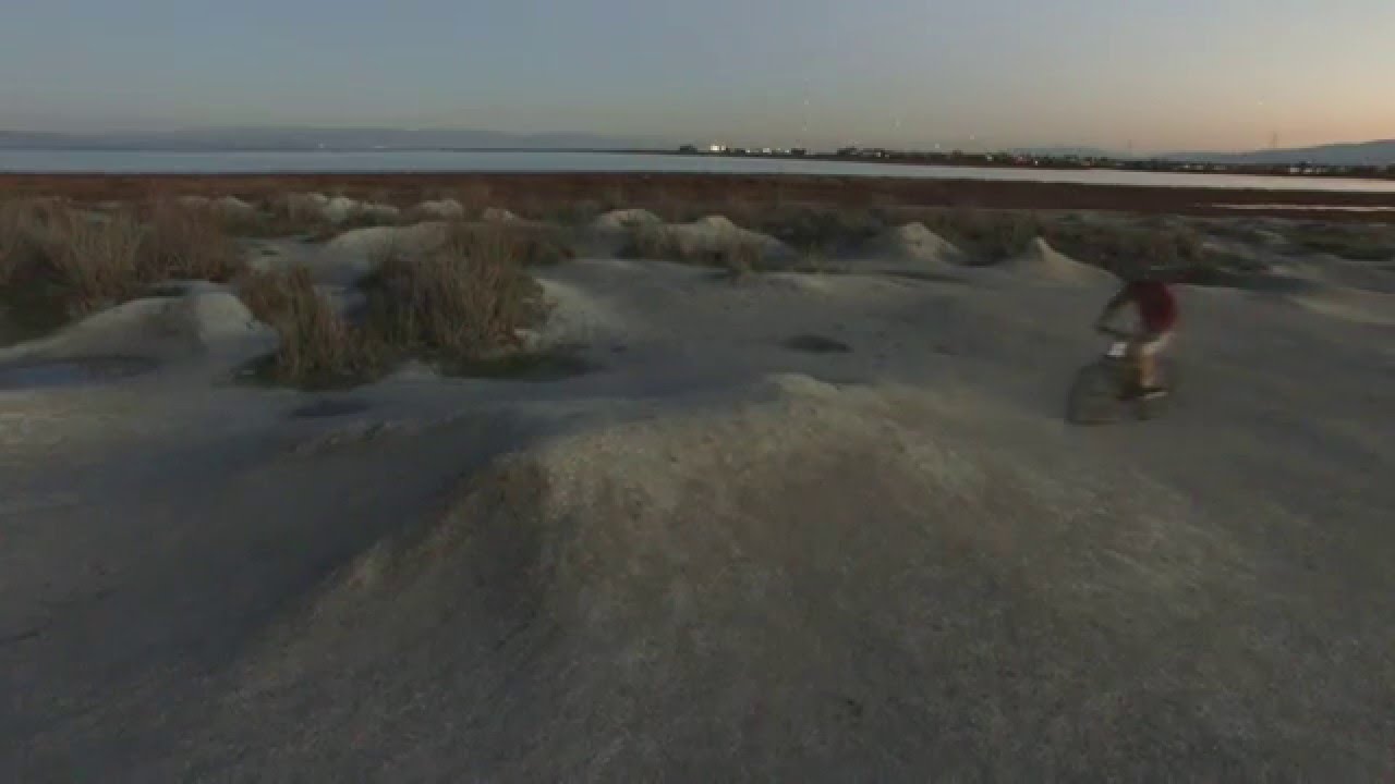 DJI Phantom 3 - table top at bike park test