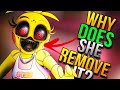 The real reason chica removes her beak in fnaf 2