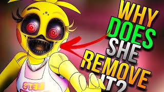 The REAL REASON Chica REMOVES her BEAK in FNAF 2