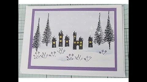 "A Winter Scene" Video Tutorial