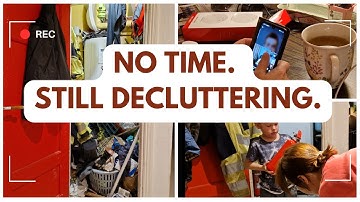 How I Declutter With Kids, Work & Zero Time (Real-Life Results)