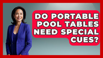 Do Portable Pool Tables Need Special Cues? - Billiards Hustlers