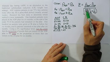 Testing the Difference between Two Population Proportions, Problem 1