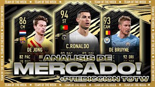 FIFA 21 - PREDICCION DEL TOTW!! EL MERCADO ESTA FLUCTUANDO MUCHO!! QUE CARTAS SE MOVERAN MEJOR?!