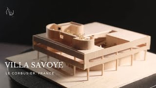 How to make a tiny Villa Savoye // Pocket Architecture | Villa Savoye, France | Le Corbusier