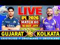 LIVE: GT vs KKR Live Match Today, IPL 2026 Live Cricket Score &amp; Commentary | Gujarat vs Kolkata