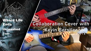 Unleashed - Where Life Ends - Guitar Cover w/Solo (+Tabs) - Collab with @kevinberstler