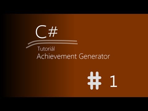 C# Tutorial – generátor Minecraft Achievementů – ep. 1: Co budeme dělat