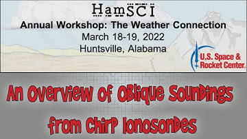 HamSCI Workshop 2022: An Overview of Oblique Soundings from Chirp Ionosondes